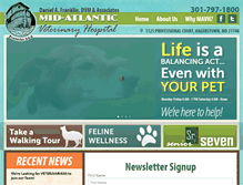 Tablet Screenshot of midatlanticvets.com